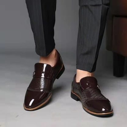 Men's Italian Fashionable Leather-Look Shoes