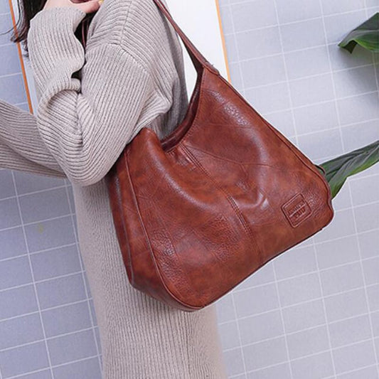 Women’s Big Leather-Look Handbag
