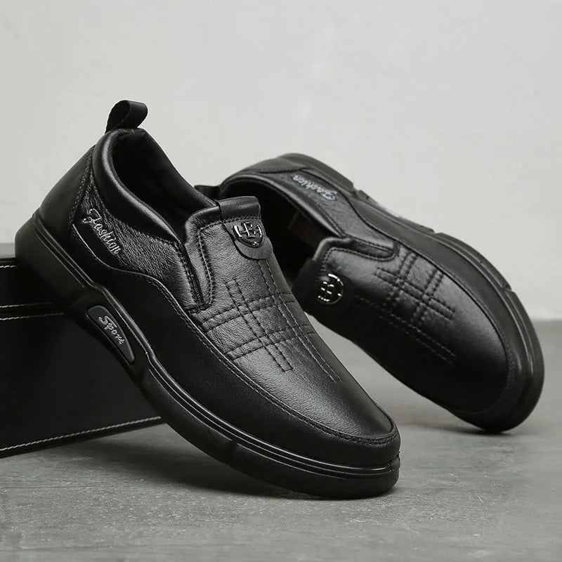 Men's Casual Leather-Look Shoes