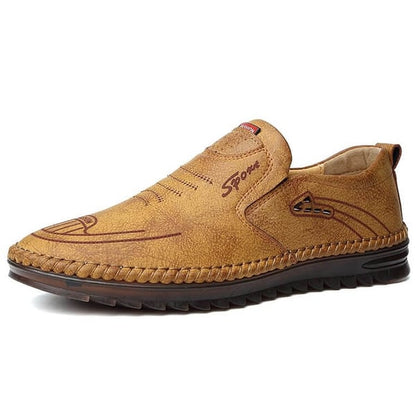 Men's Casual Fashionable Soft-Sole Leather-Look Shoes