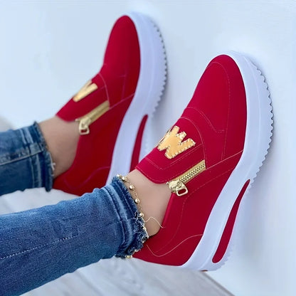 Women’s Casual Platform Slip-On Comfort Sneakers