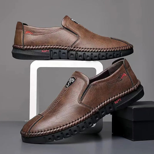 Casual Comfy Leather-Look Loafer