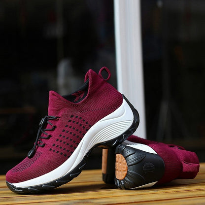 Women's Breathable Slip-On Walking Shoes