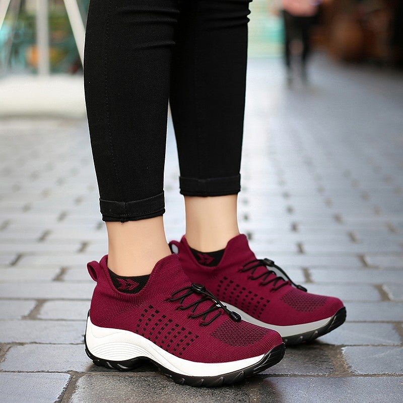 Women's Breathable Slip-On Walking Shoes