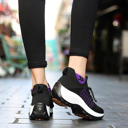 Women's Breathable Slip-On Walking Shoes