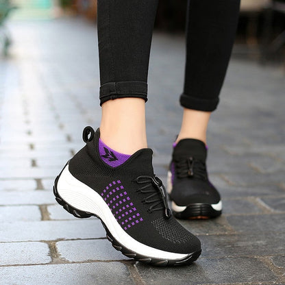 Women's Breathable Slip-On Walking Shoes
