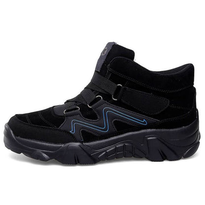 Women's Slip On Walking Sneakers Comfortable Hiking Fashion High Top Boots