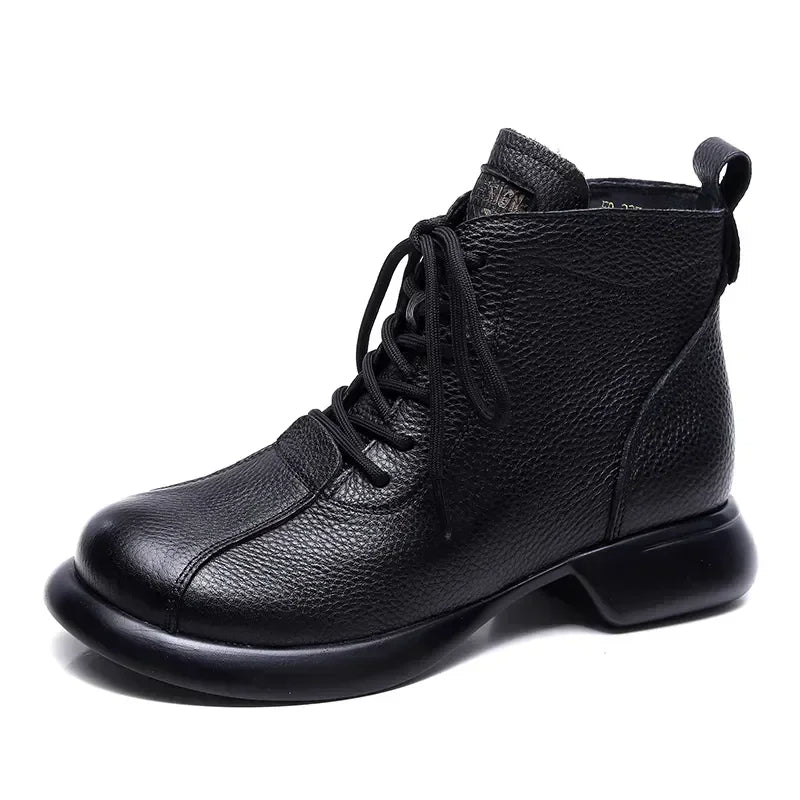 Autumn Harmony Leather-look Boots