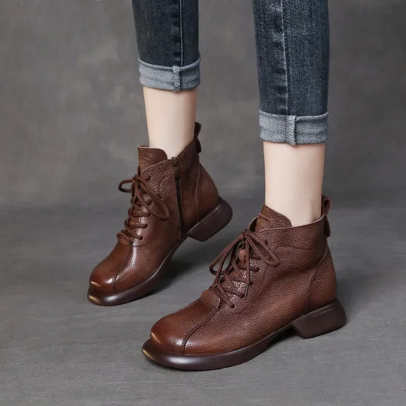Autumn Harmony Leather-look Boots