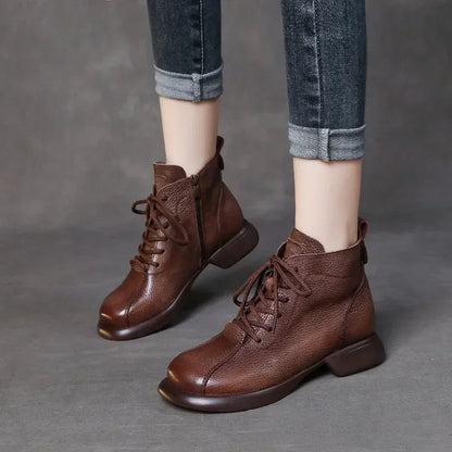 Autumn Harmony Leather-look Boots