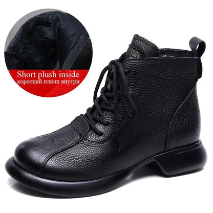 Autumn Harmony Leather-look Boots