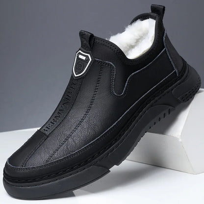 Men's Casual Soft Sole Leather-Look Shoes