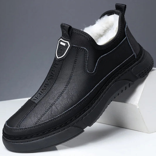 Men's Casual Soft Sole Leather-Look Shoes