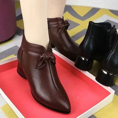 Women's high-heeled boots