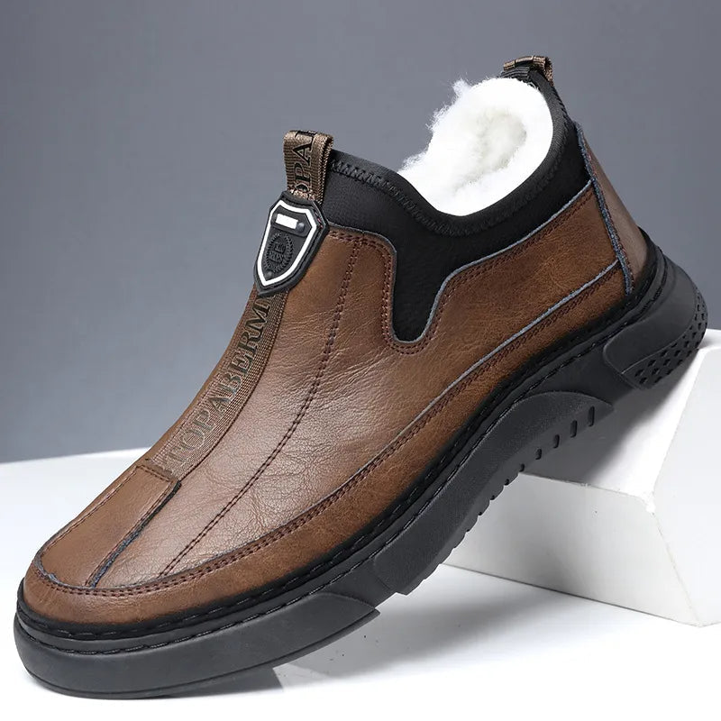Men's Casual Soft Sole Leather-Look Shoes