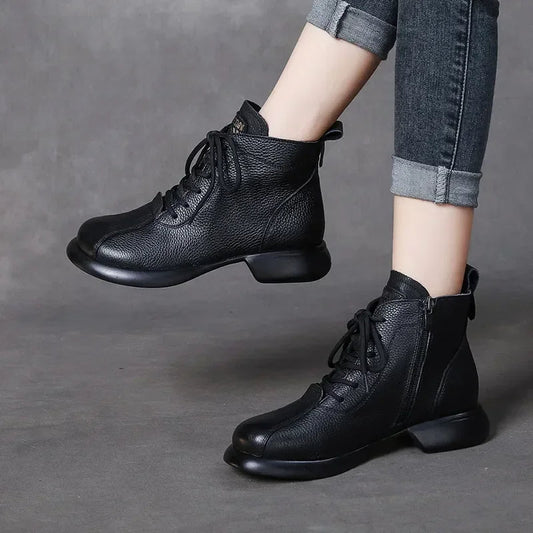 Autumn Harmony Leather-look Boots