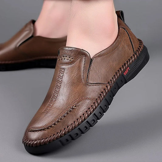 Casual Comfy Leather-Look Loafer