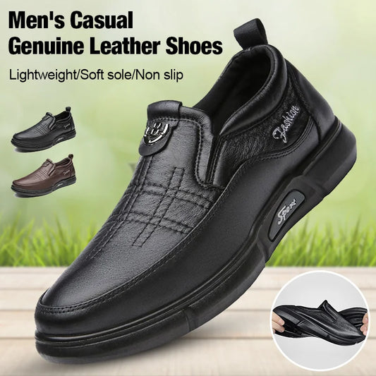 Men's Casual Leather-Look Shoes
