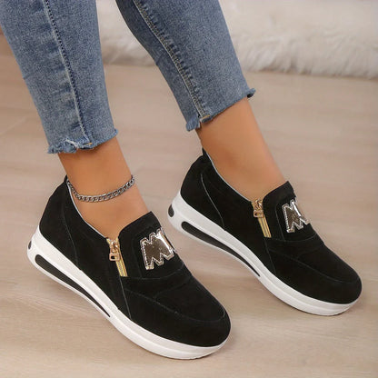 Women’s Casual Platform Slip-On Comfort Sneakers