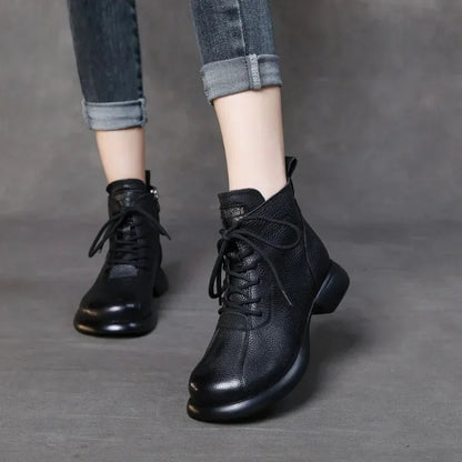 Autumn Harmony Leather-look Boots