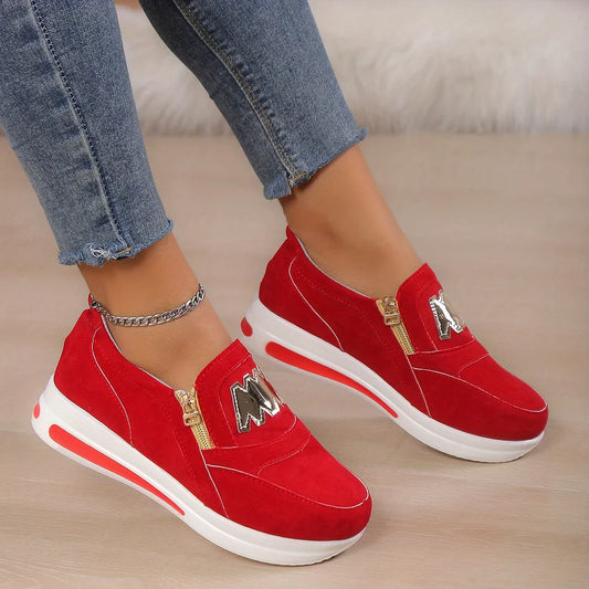 Women’s Casual Platform Slip-On Comfort Sneakers