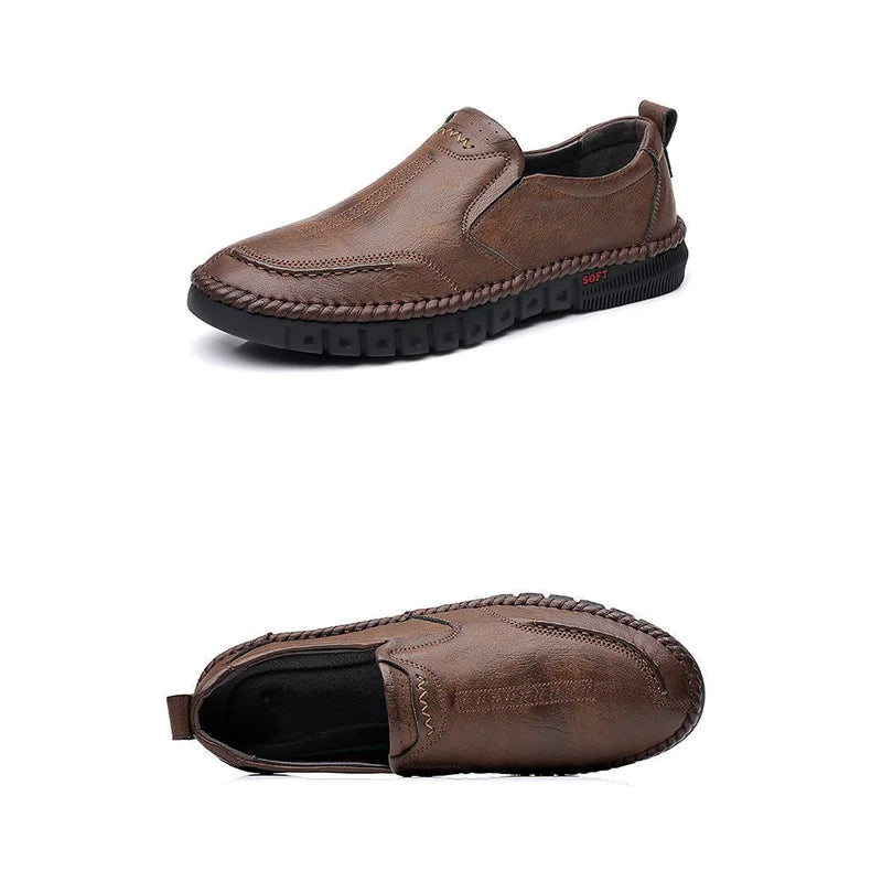 Casual Comfy Leather-Look Loafer