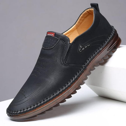 Men's Casual Fashionable Soft-Sole Leather-Look Shoes