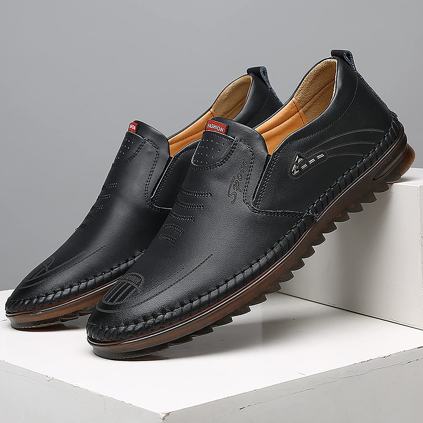 Men's New Tendon Sole Casual Leather-Look Shoes
