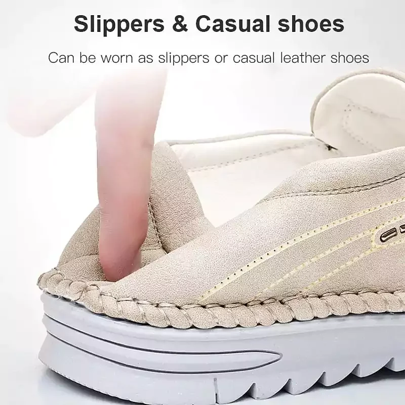 Men's New Tendon Sole Casual Leather-Look Shoes