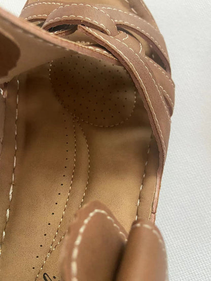Leather-Look Casual Sandals