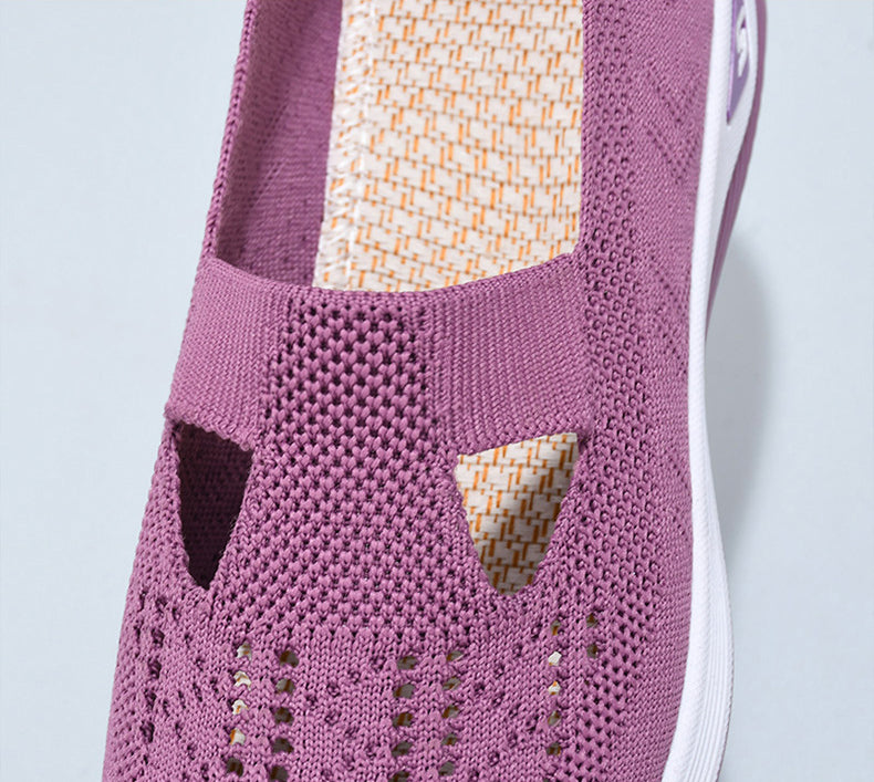 Women's Woven Breathable Soft Sole Shoes