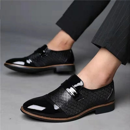 Men's Italian Fashionable Leather-Look Shoes