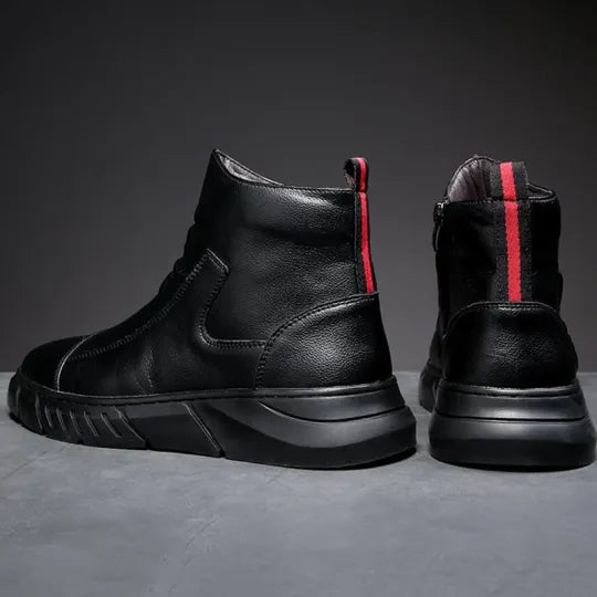 Men's British Style Leather-Look Boots