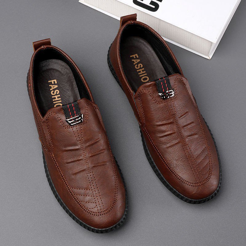 Men’s Slip-on Business Casual Leather-Look Shoes