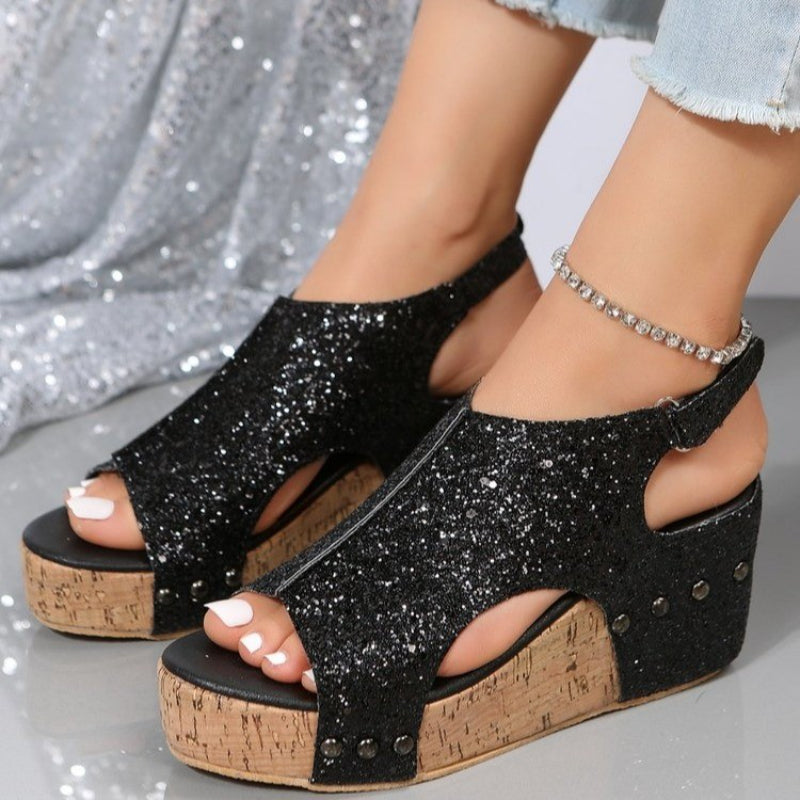 Brilliant Height-Boost Sandals (+5 cm)