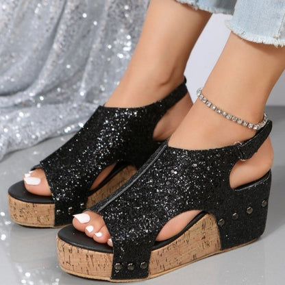 Brilliant Height-Boost Sandals (+5 cm)