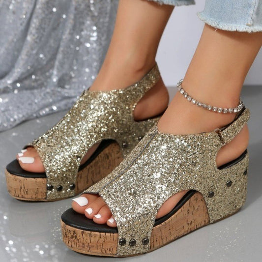 Brilliant Height-Boost Sandals (+5 cm)
