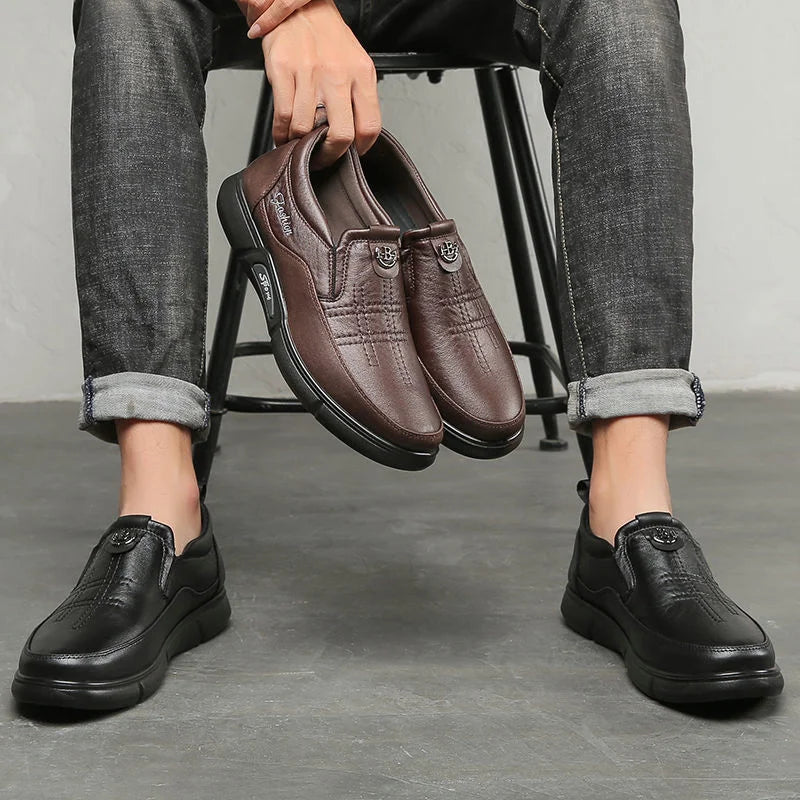 Men's Casual Leather-Look Shoes