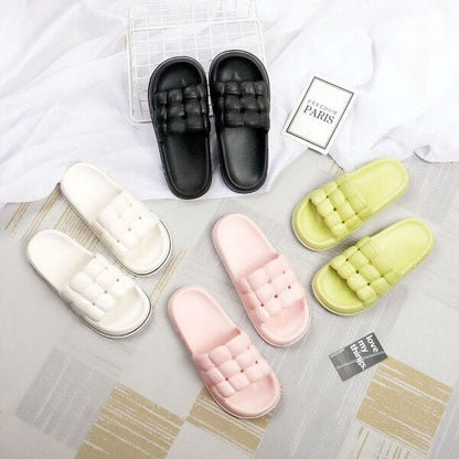 Super soft slippers with thick soles