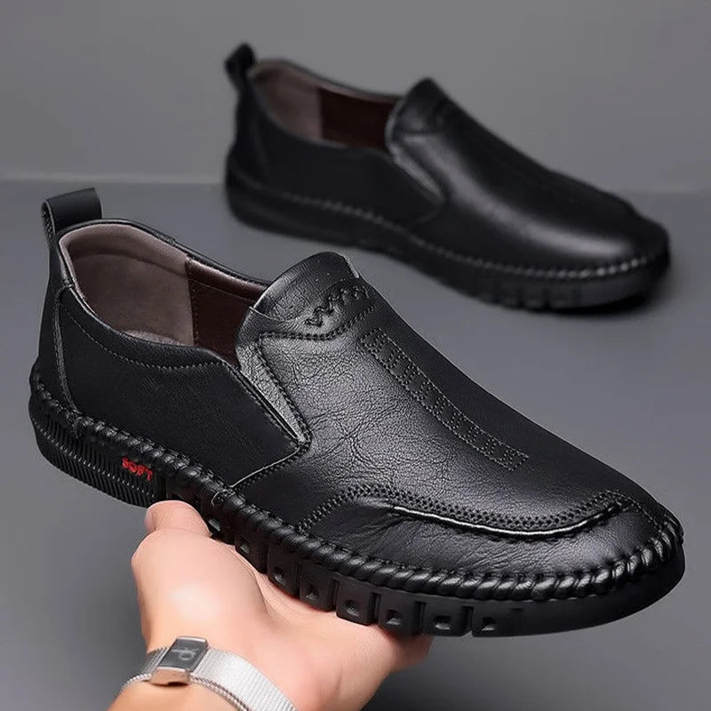 Casual Comfy Leather-Look Loafer
