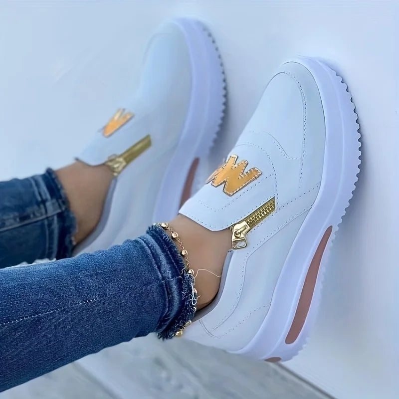 Women’s Casual Platform Slip-On Comfort Sneakers
