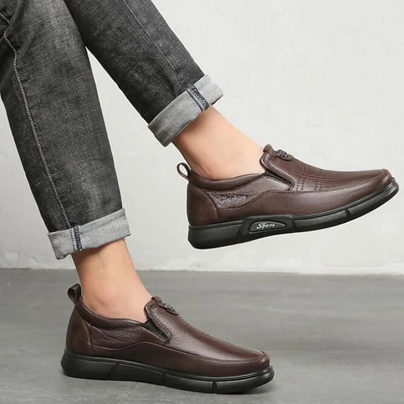 Men's Casual Leather-Look Shoes