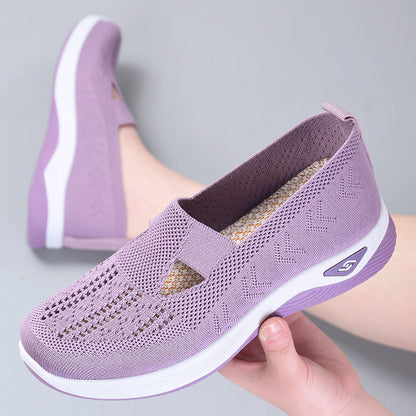 Women's Woven Breathable Soft Sole Shoes